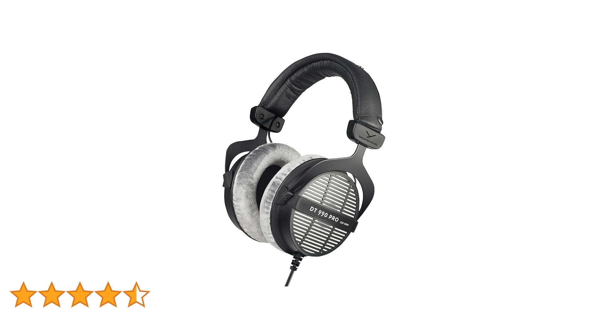 beyerdynamic DT 990 PRO Over Ear Wired Studio Headphones (Black